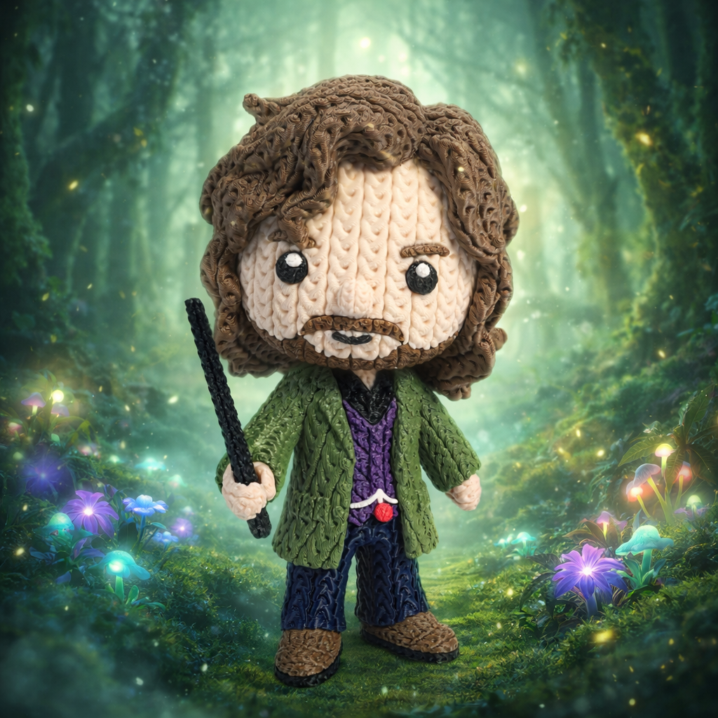 Sirius Black Crochet Edition – Figura 3D Articulada de 18 cm