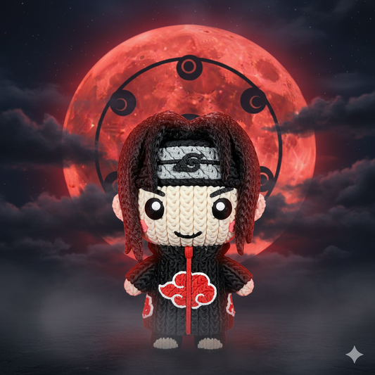 Itachi Uchiha Crochet Edition –  Figura 3D Articulada