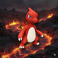 Charmeleon-Figura Anime 3D Articulada de 18 cm