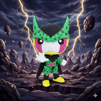 Célula Versión Definitiva – Figura Anime 3D Crochet Articulada de 18 cm