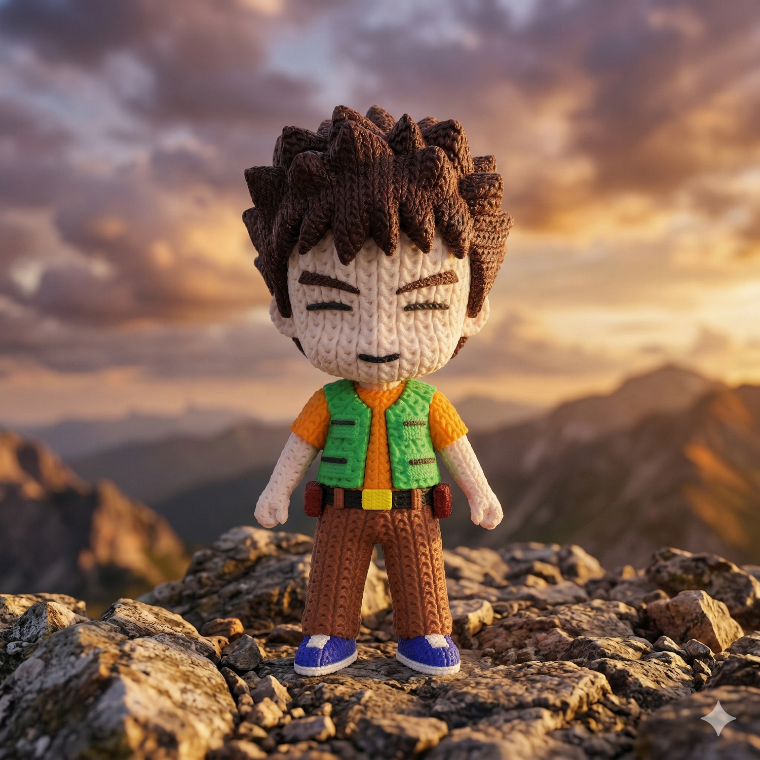 Brock- Figura Anime 3D Articulada de 18 cm