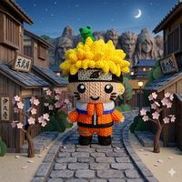 Naruto Uzumaki Crochet Edition - Figura 3D Articulada