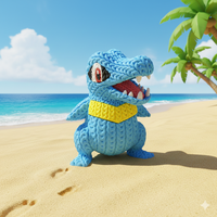 Totodile – Figura Anime 3D Articulada de 18 cm