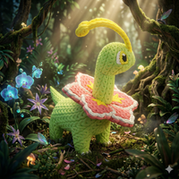 Meganium – Figura Anime 3D Articulada de 18 cm