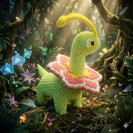 Meganium – Figura Anime 3D Articulada de 18 cm