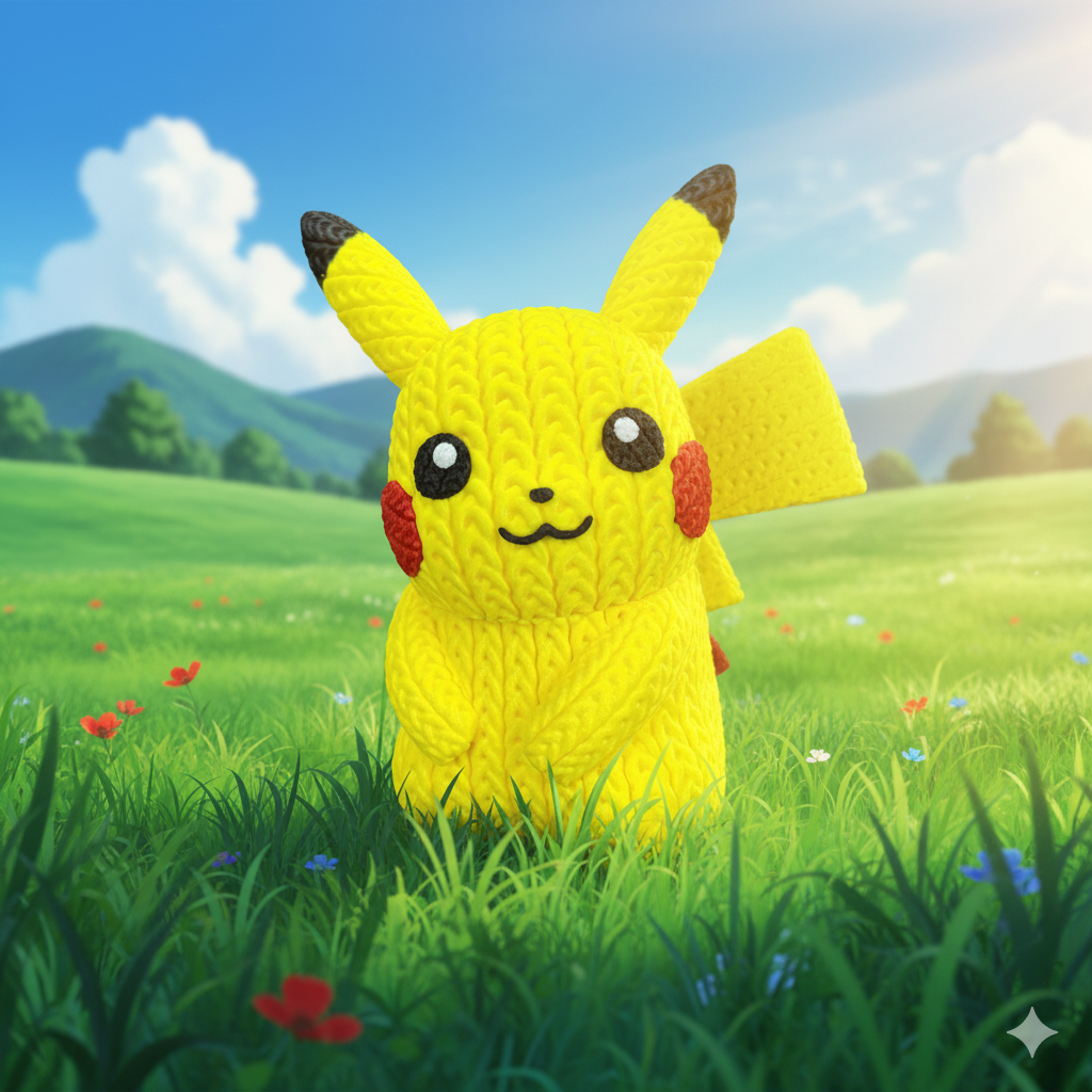 Pikachu- Figura Anime 3D Articulada de 18 cm