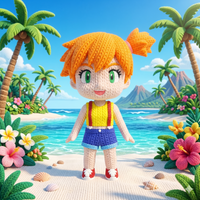 Misty – Figura Anime 3D Articulada de 18 cm