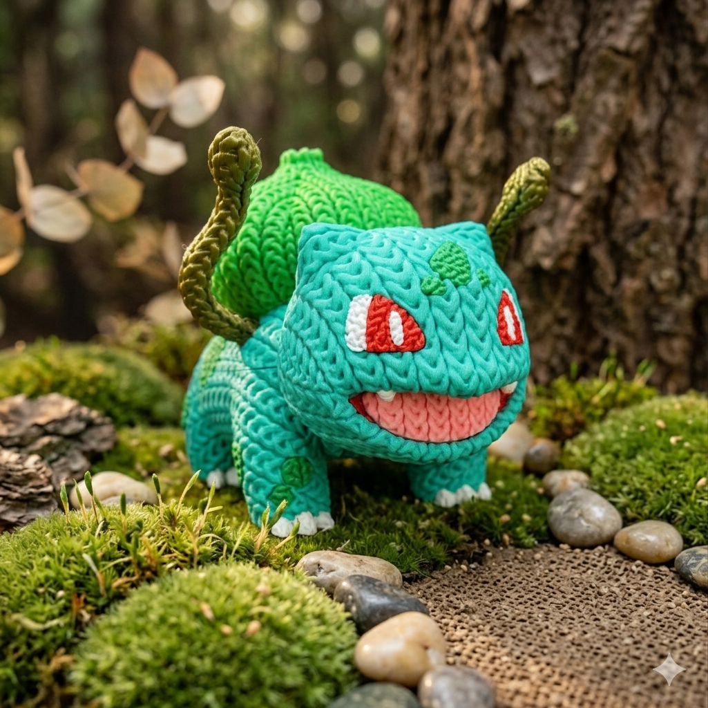 Bulbasaur– Figura Anime 3D Articulada de 18 cm