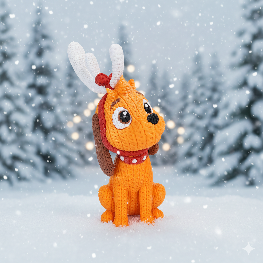 Max Christmas Edition – Figura 3D Articulada de 18 cm