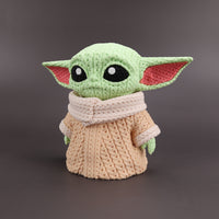 Baby Yoda Crochet Edition - Figura Animada 3D