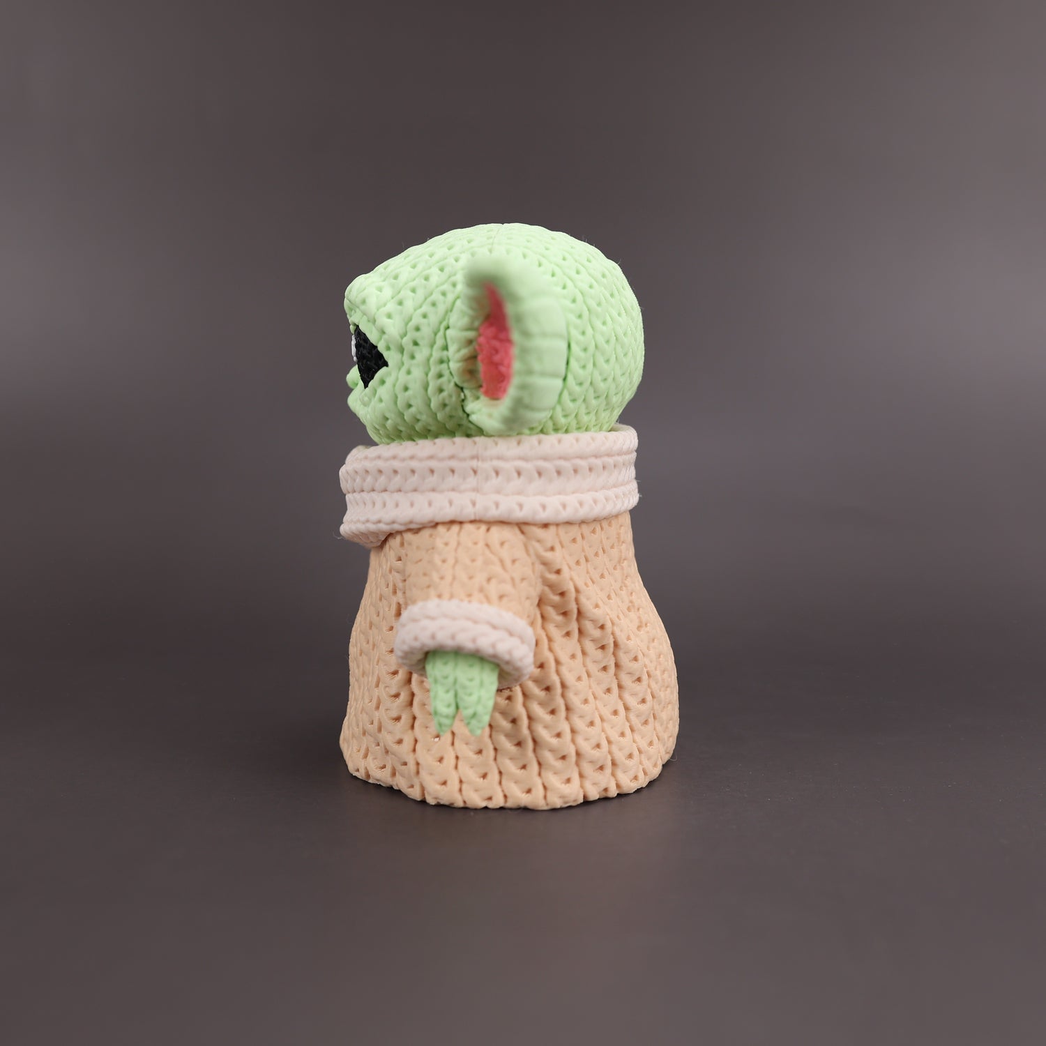 Baby Yoda Crochet Edition - Figura Animada 3D