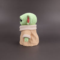 Baby Yoda Crochet Edition - Figura Animada 3D