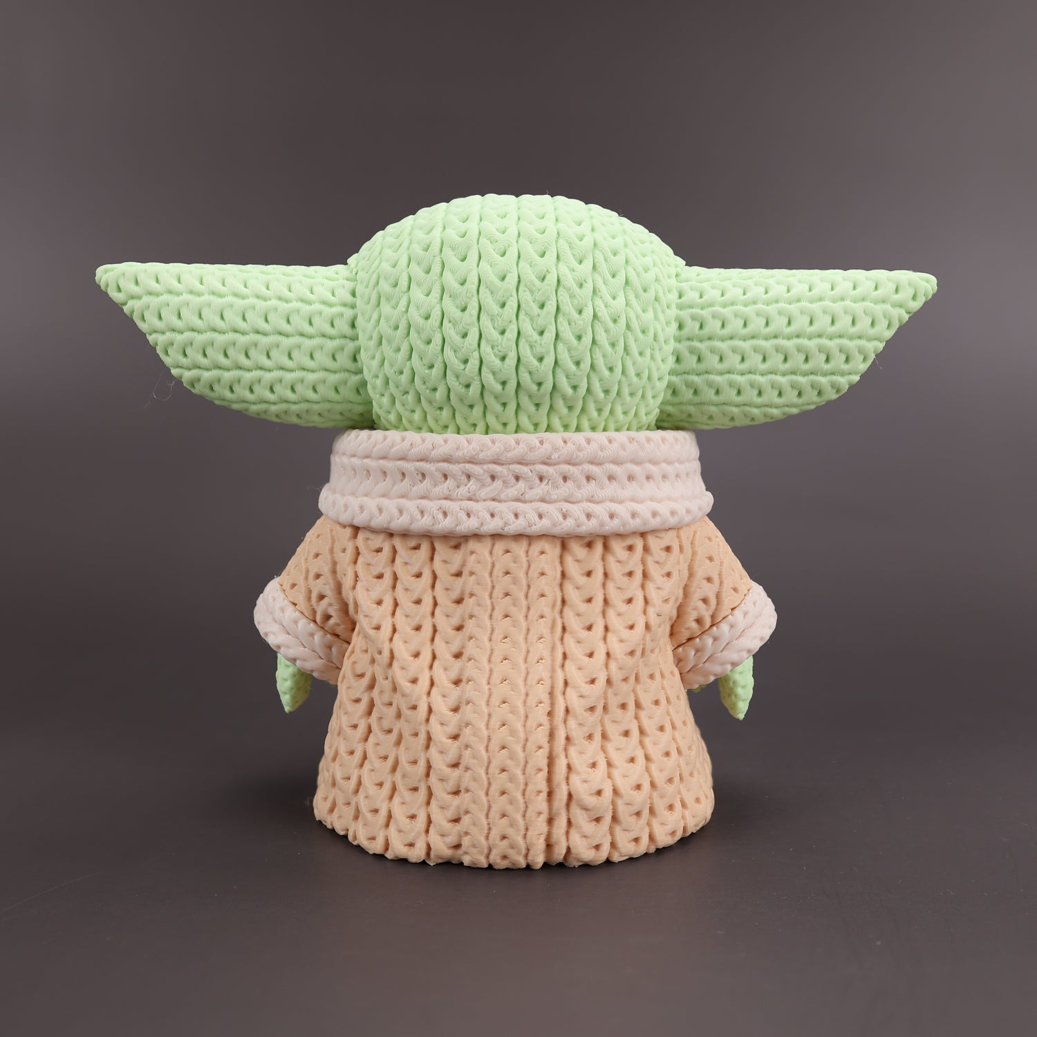 Baby Yoda Crochet Edition - Figura Animada 3D