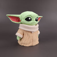 Baby Yoda Crochet Edition - Figura Animada 3D