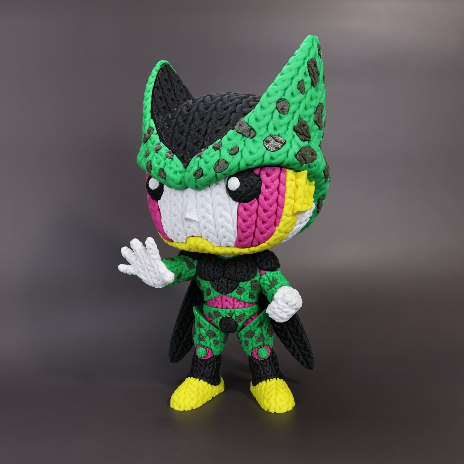 Célula Versión Definitiva – Figura Anime 3D Crochet Articulada de 18 cm