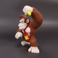 Donkey Kong Crochet Edition – Figura 3D Articulada de 18 cm