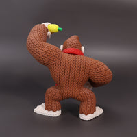 Donkey Kong Crochet Edition – Figura 3D Articulada de 18 cm