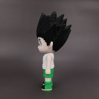 Gon Freecss Crochet Edition – Figura Anime 3D Articulada de 18 cm