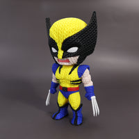 Wolverine Crochet Edition – Figura 3D Articulada de 18 cm