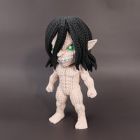 Eren Titan Crochet – Figura Anime 3D de 18 cm