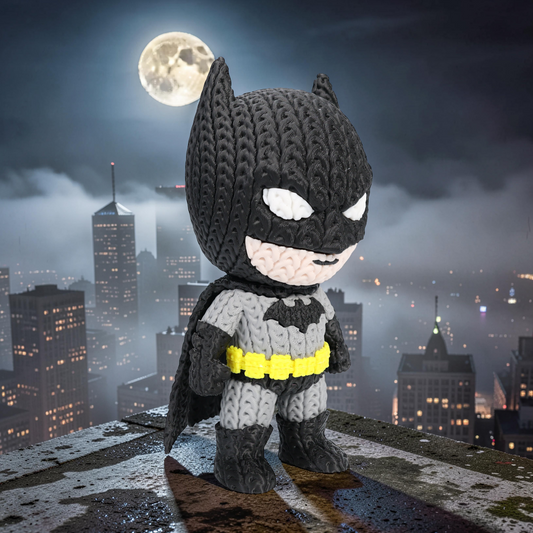 Batman Crochet Edition – Figura 3D Articulada de 18 cm