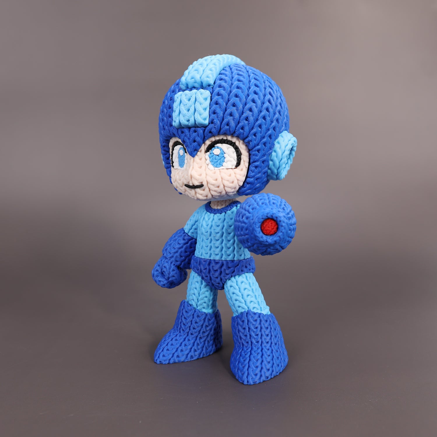 Mega Man Crochet Edition – Figura 3D Articulada de 18 cm