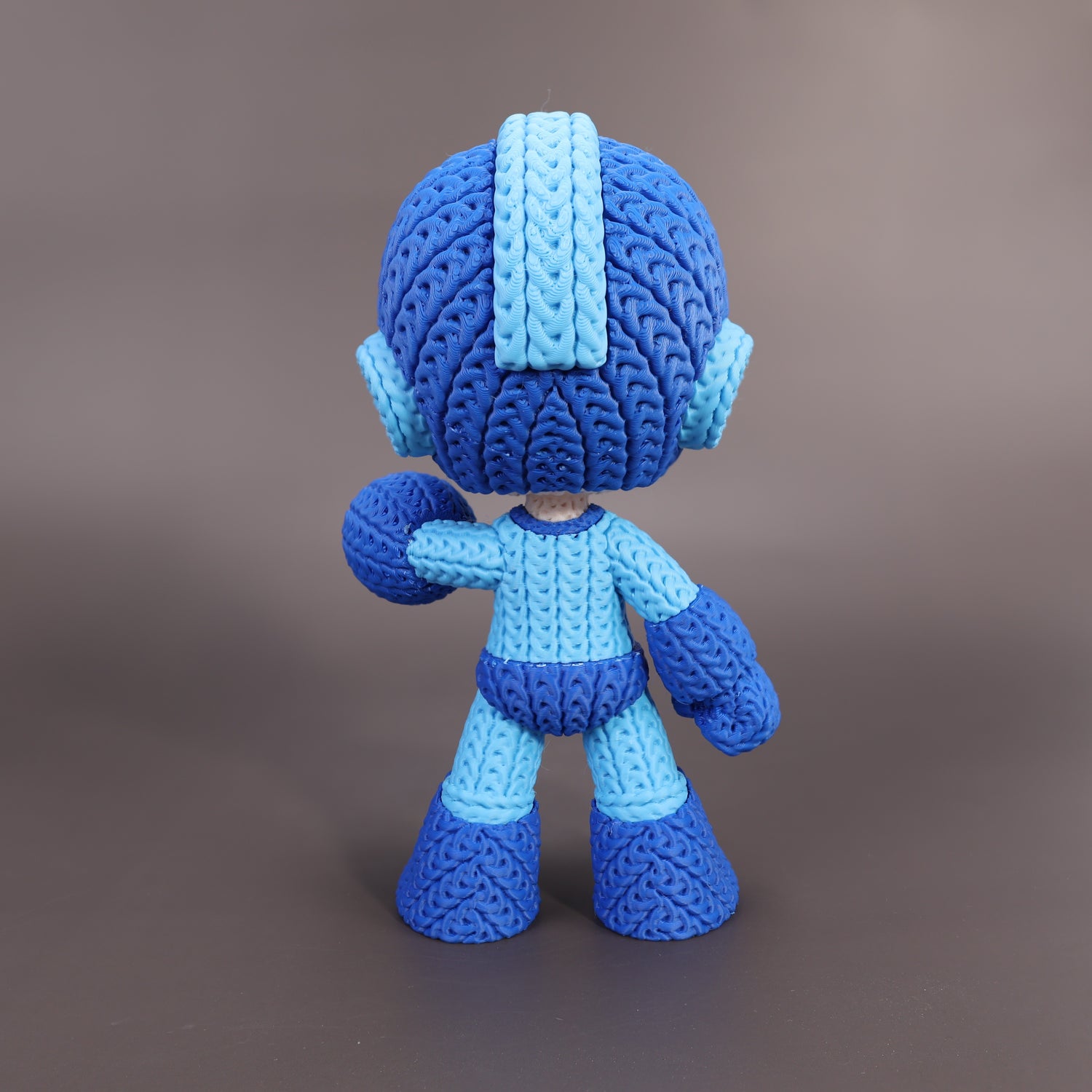 Mega Man Crochet Edition – Figura 3D Articulada de 18 cm