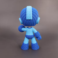 Mega Man Crochet Edition – Figura 3D Articulada de 18 cm