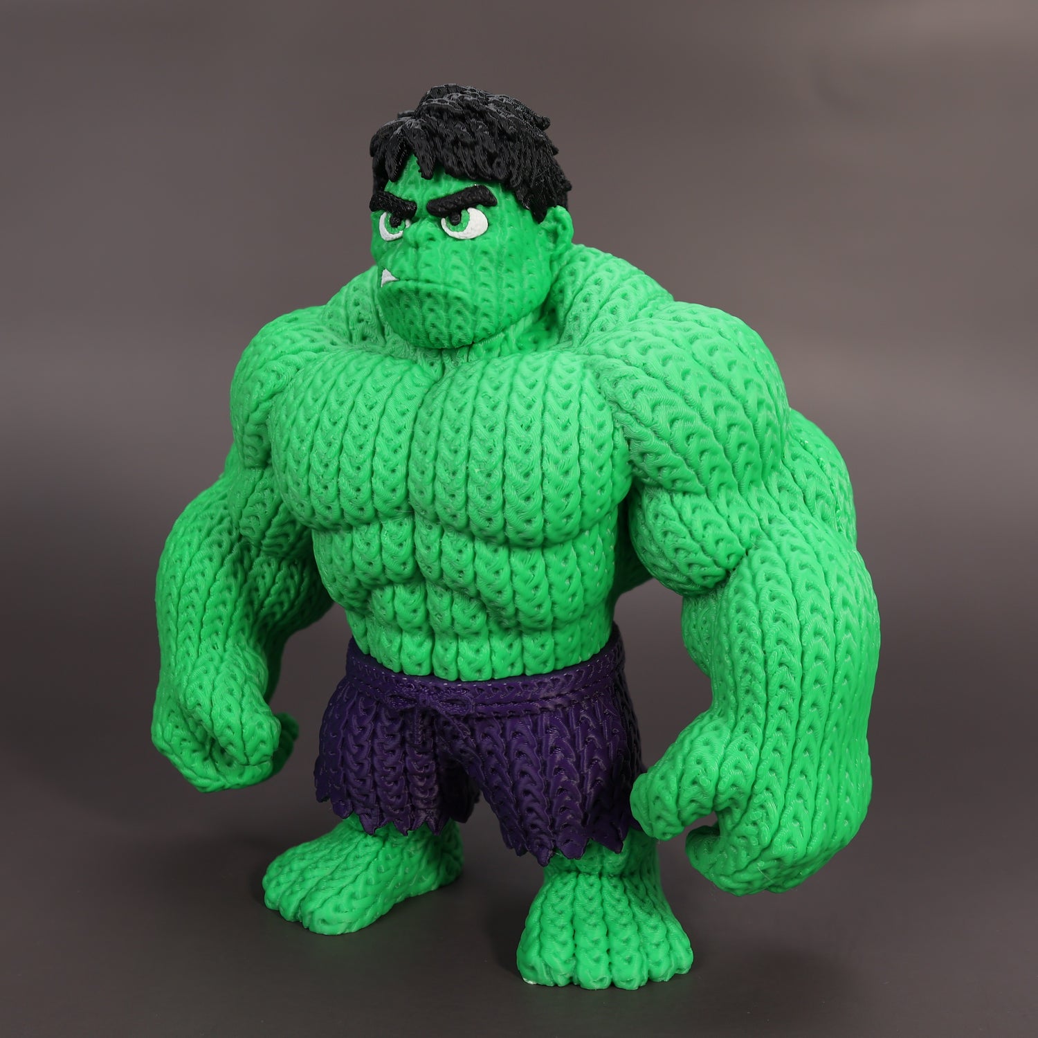 Hulk Crochet Edition – Figura 3D Articulada de 18 cm