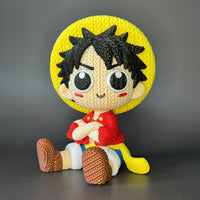 Monkey D. Luffy Crochet Edition – Figura 3D Articulada
