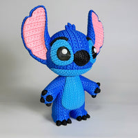 Stitch Crochet Edition - Figura 3D Articulada