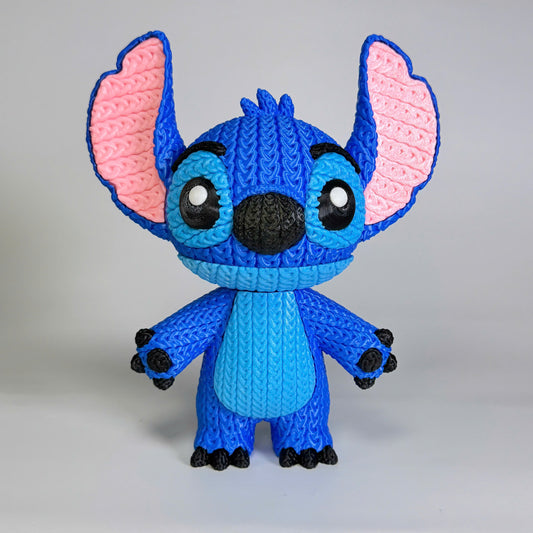 Stitch Crochet Edition - Figura 3D Articulada
