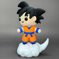 Goku – Figura Anime 3D Crochet Articulada de 18 cm