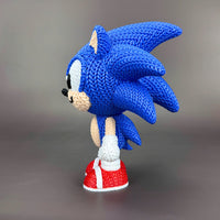 Sonic Crochet Edition – Figura 3D Articulada de 18 cm