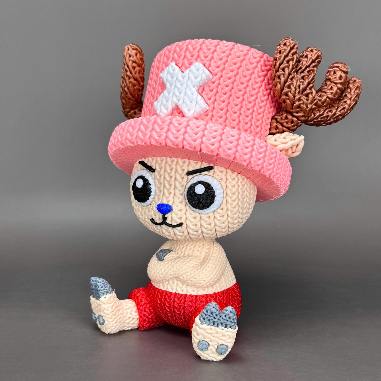 Tony Tony Chopper Crochet Edition – Figura 3D Decorativa