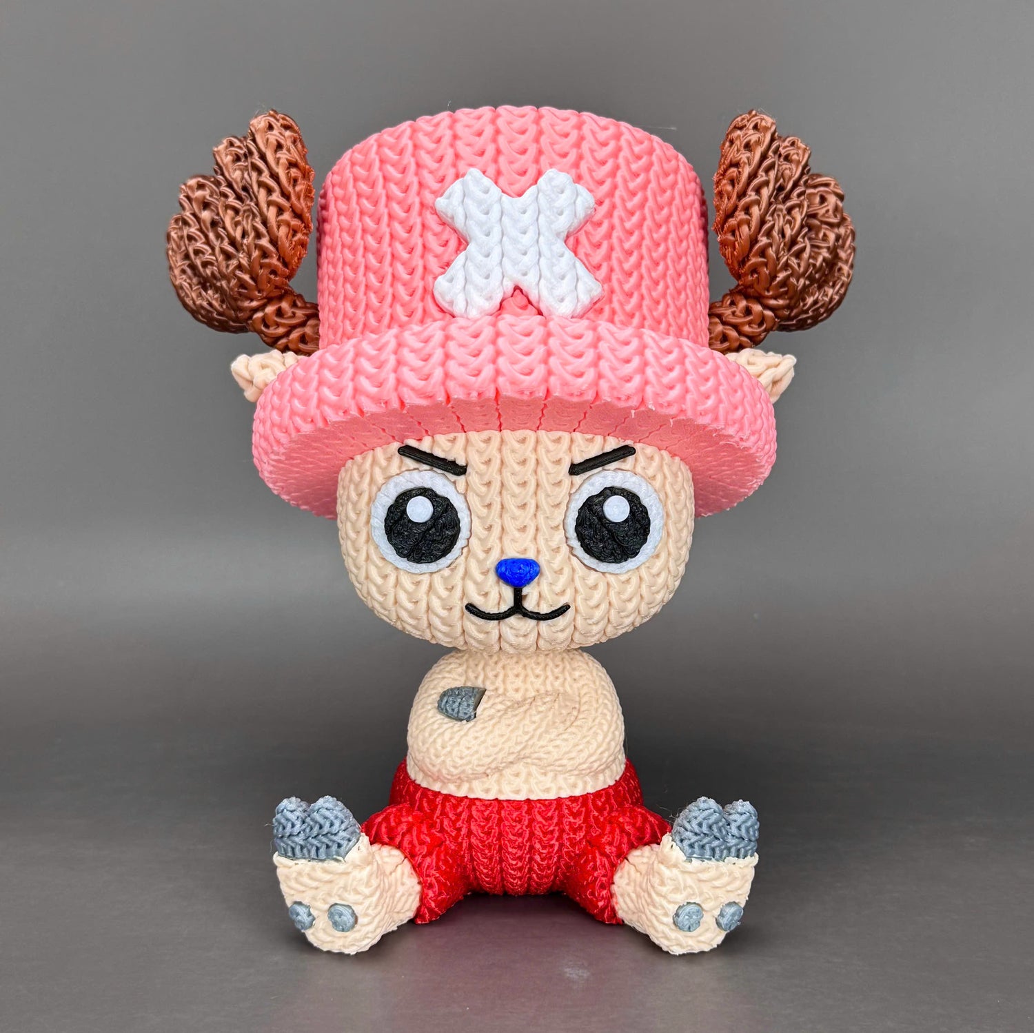 Tony Tony Chopper Crochet Edition – Figura 3D Decorativa