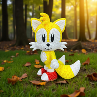 Tails Crochet Edition – Figura 3D Articulada de 18 cm