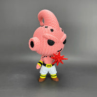 Kid Buu Crochet Edition – Figura Anime 3D Articulada de 18 cm