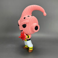 Kid Buu Crochet Edition – Figura Anime 3D Articulada de 18 cm