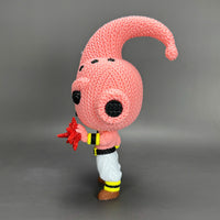 Kid Buu Crochet Edition – Figura Anime 3D Articulada de 18 cm
