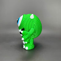Mike Wazowski Crochet Edition – Figura 3D Articulada