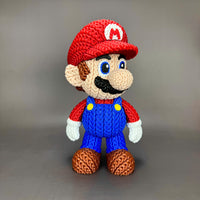 Mario Crochet Edition – Figura 3D Articulada de 18 cm