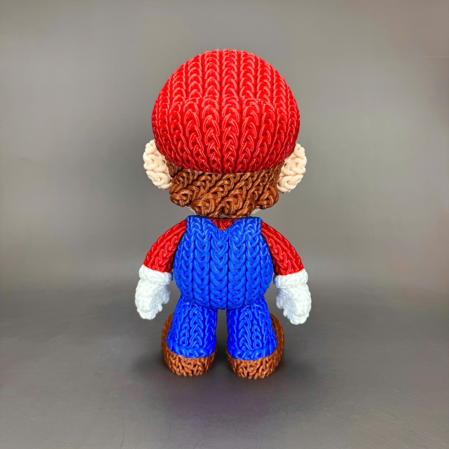 Mario Crochet Edition – Figura 3D Articulada de 18 cm