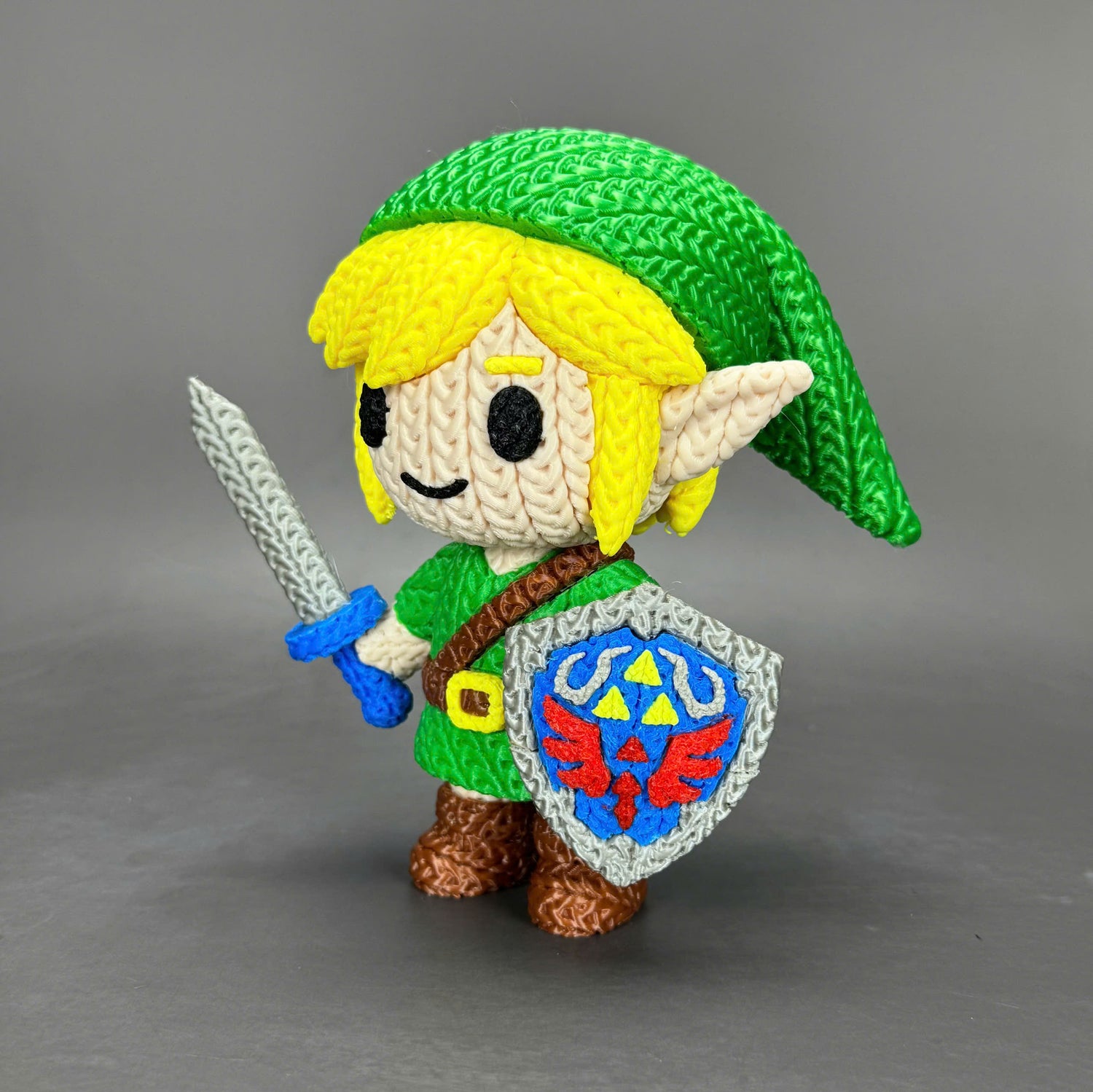 Link Crochet Edition - Figura Articulada 3D