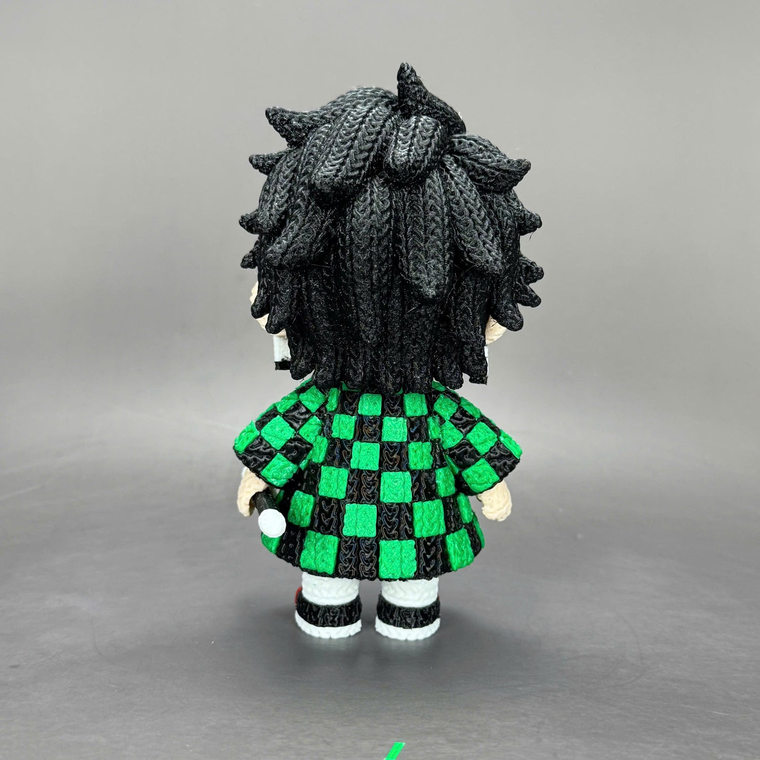 Tanjiro Kamado Crochet Edition – Figura Anime 3D Articulada de 18 cm