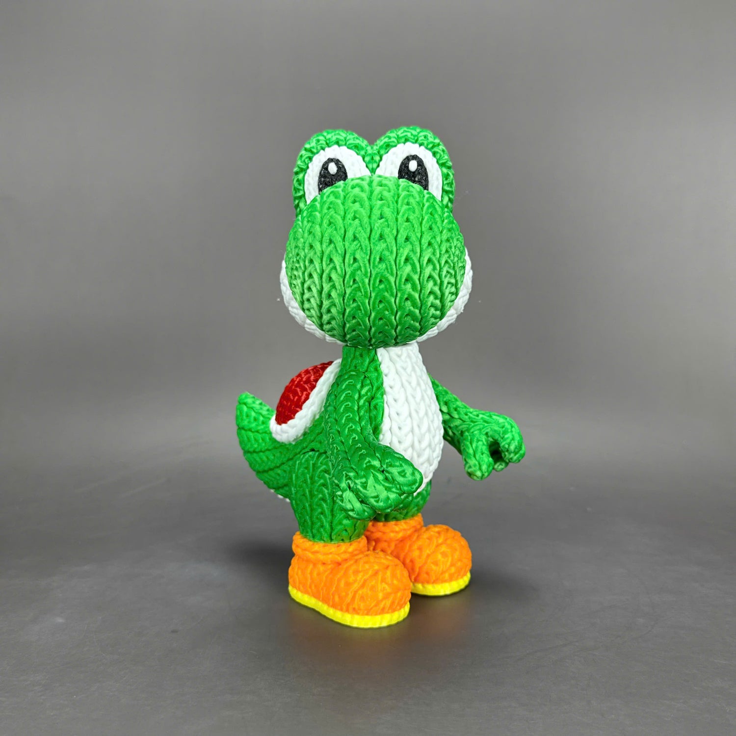 Yoshi Crochet Edition – Figura 3D Articulada de 18 cm