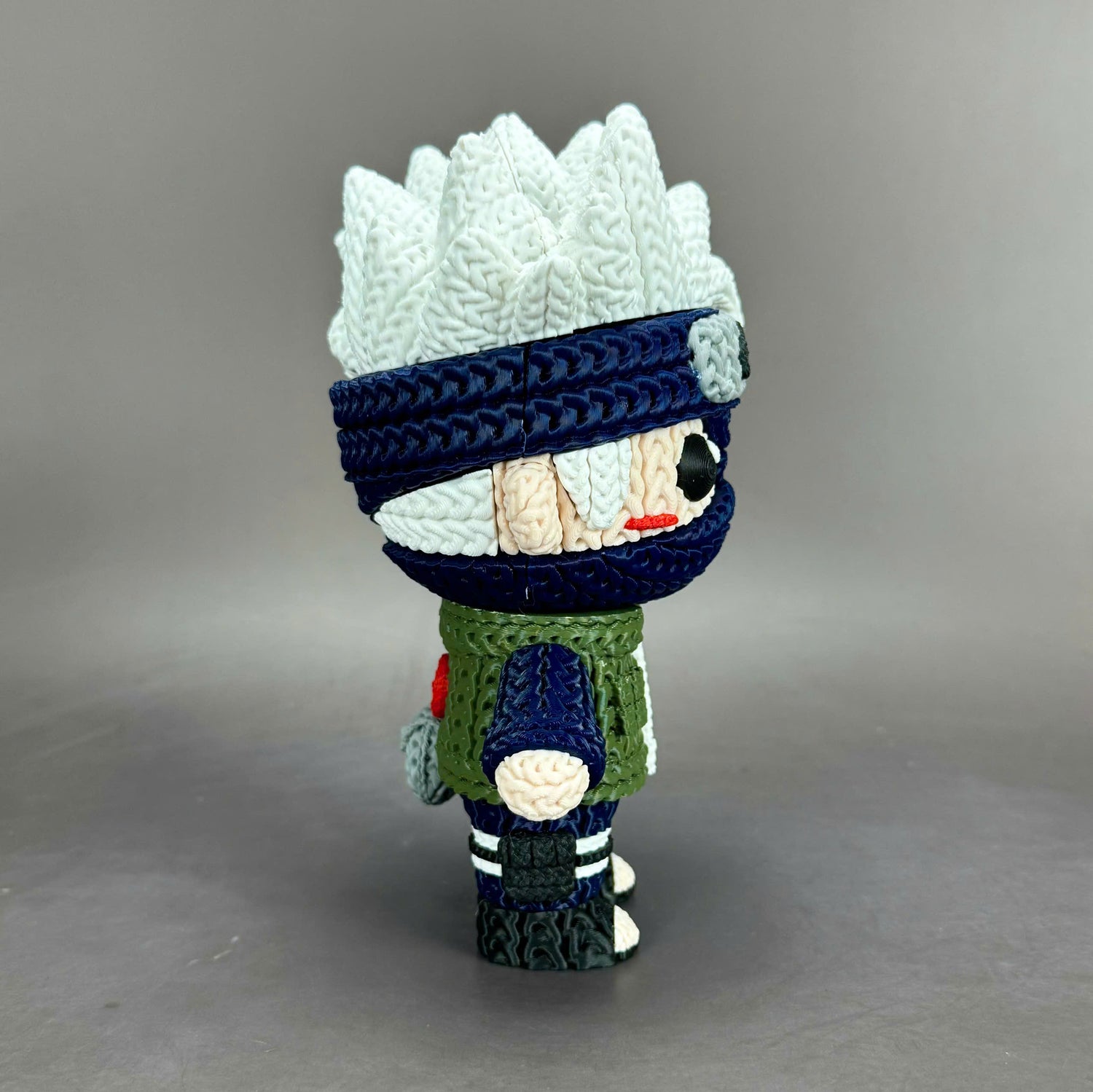 Kakashi Hatake Crochet Edition – Figura 3D Articulada