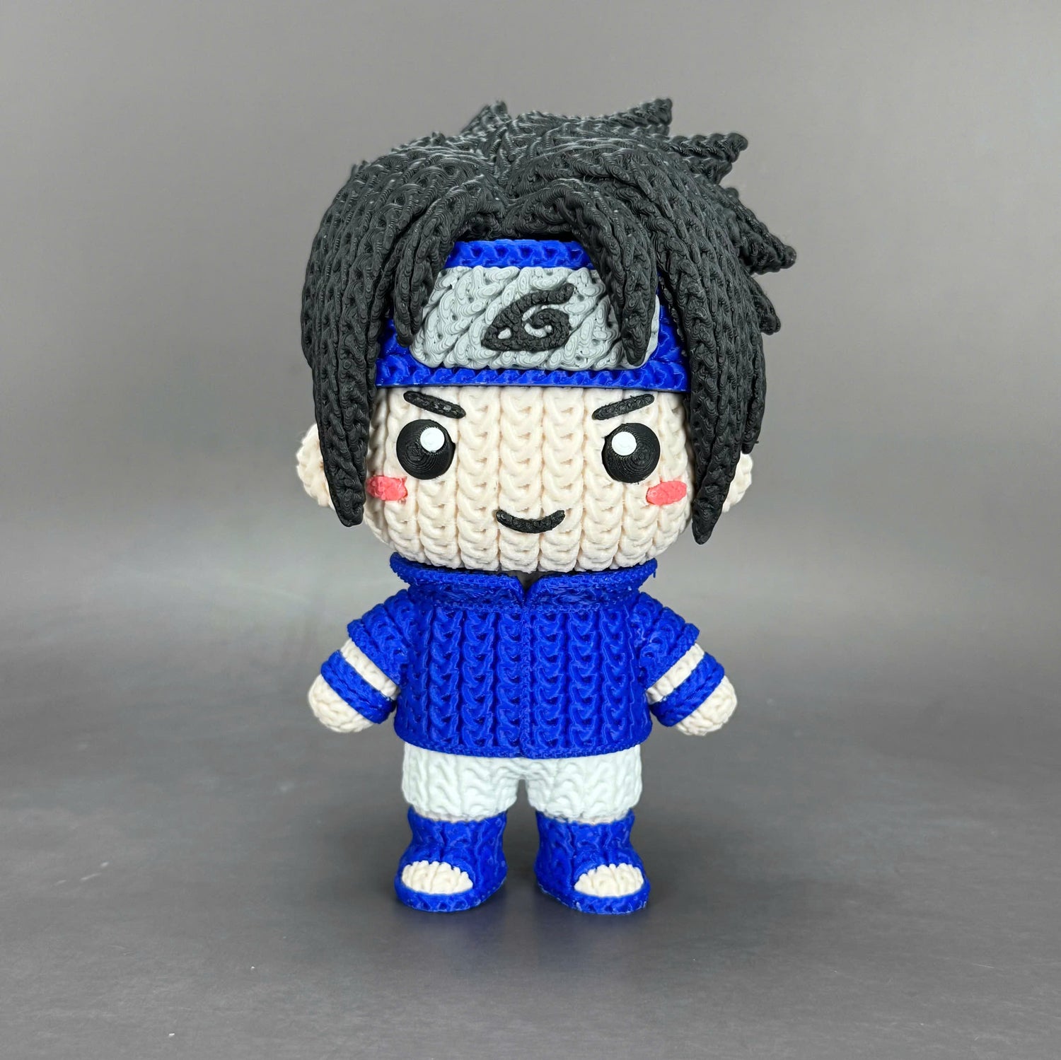 Sasuke Uchiha Crochet Edition – Figura 3D Articulada