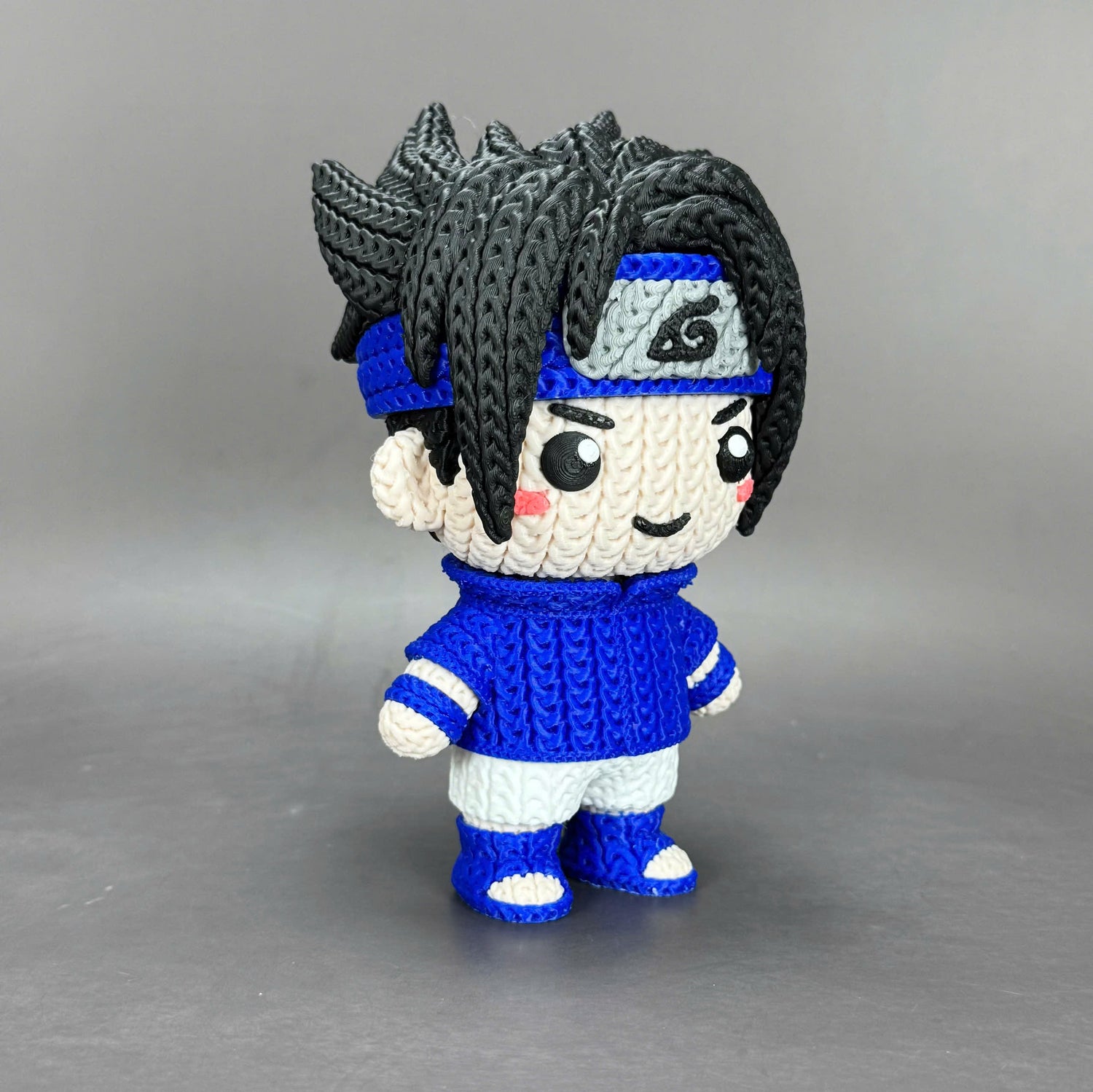 Sasuke Uchiha Crochet Edition – Figura 3D Articulada