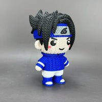Sasuke Uchiha Crochet Edition – Figura 3D Articulada